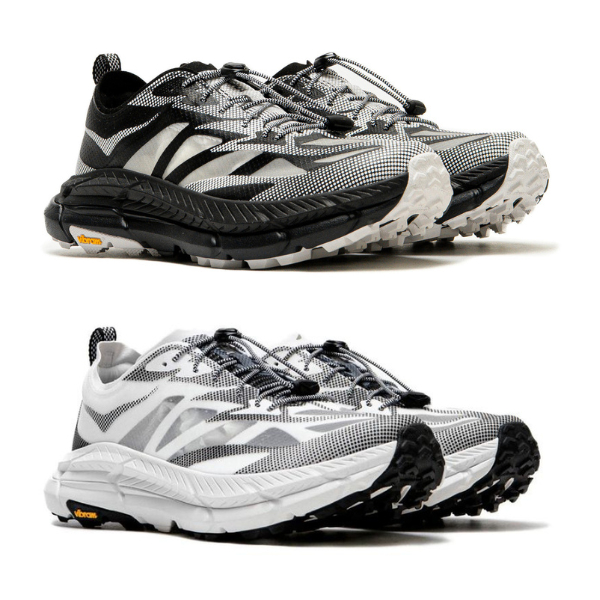 Sepatu Hoka One One Mafate Speed 4 Lite 'White Black'