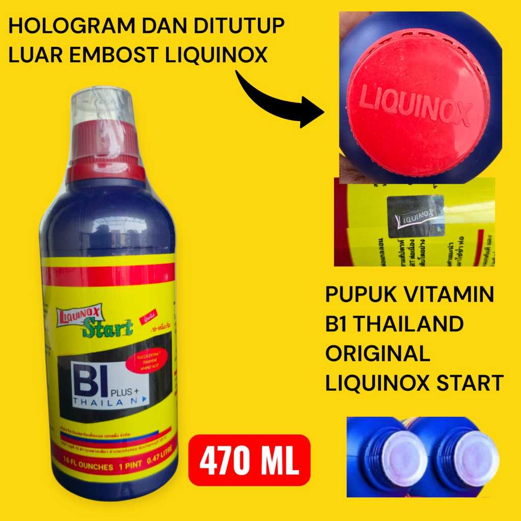 Pupuk Vitamin B1 Thailand Liquinox StartTrex Original 500ml