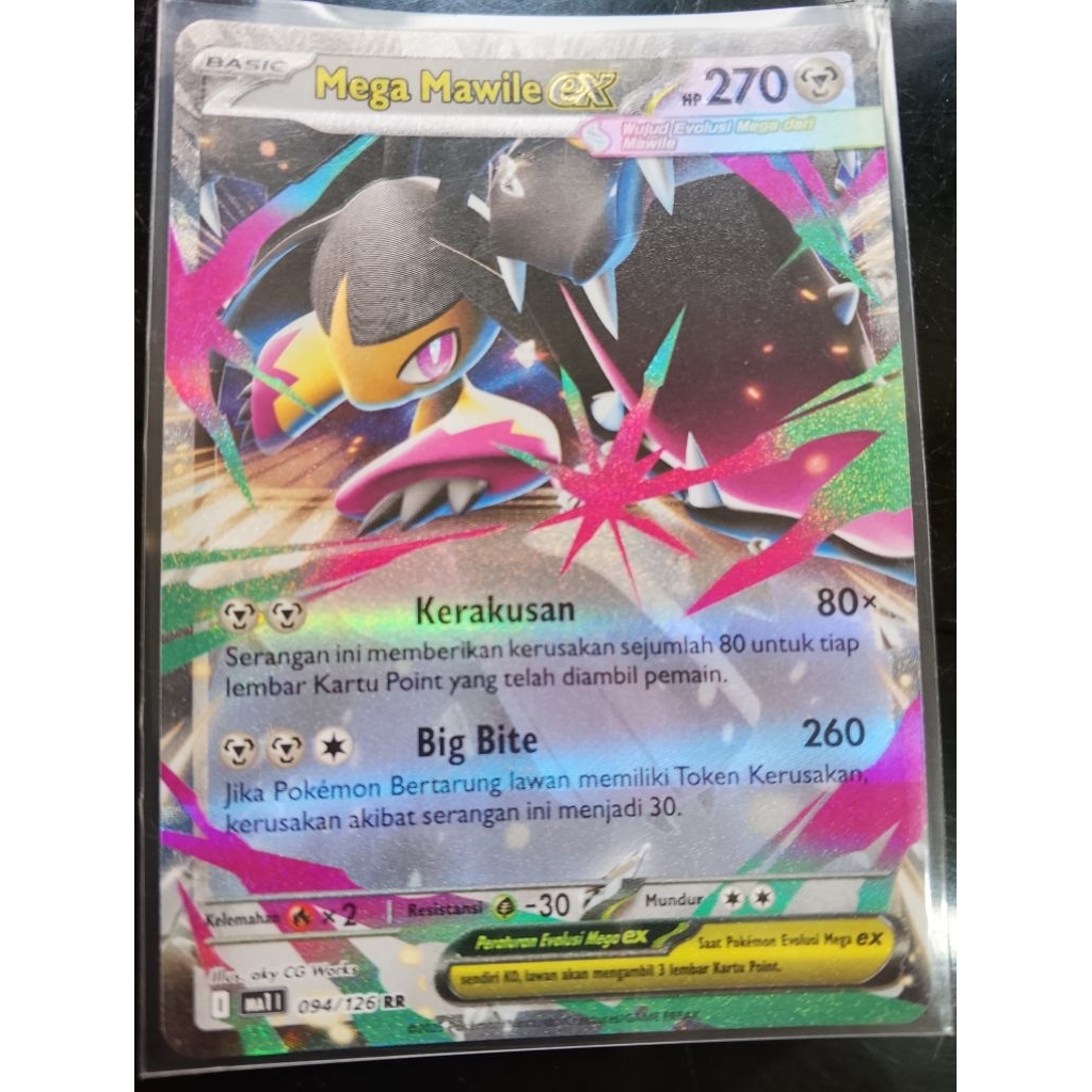 Pokemon TCG MEGA MAWILE EX RR ind