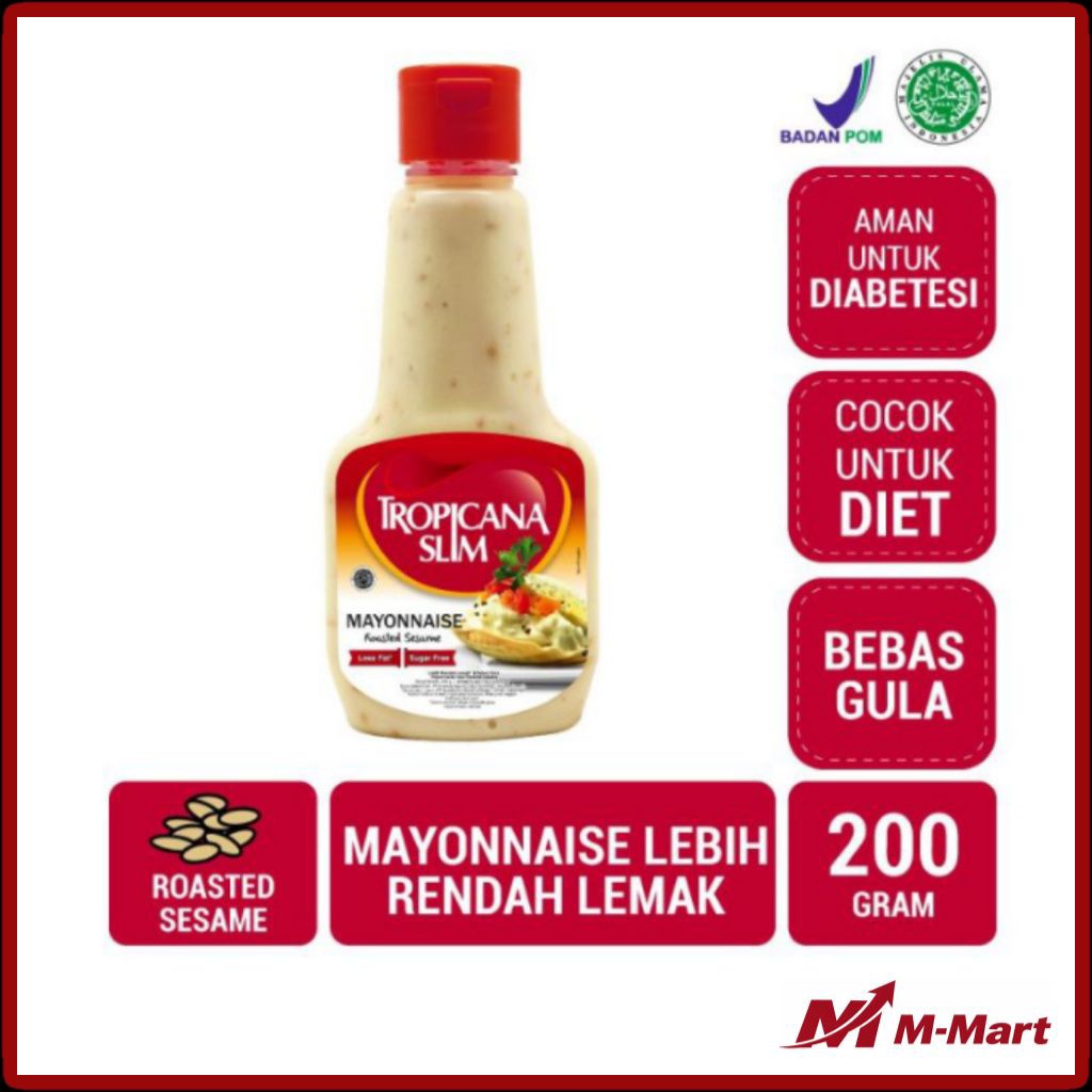Tropicana Slim Mayonaise Roasted Sesame 200 gr