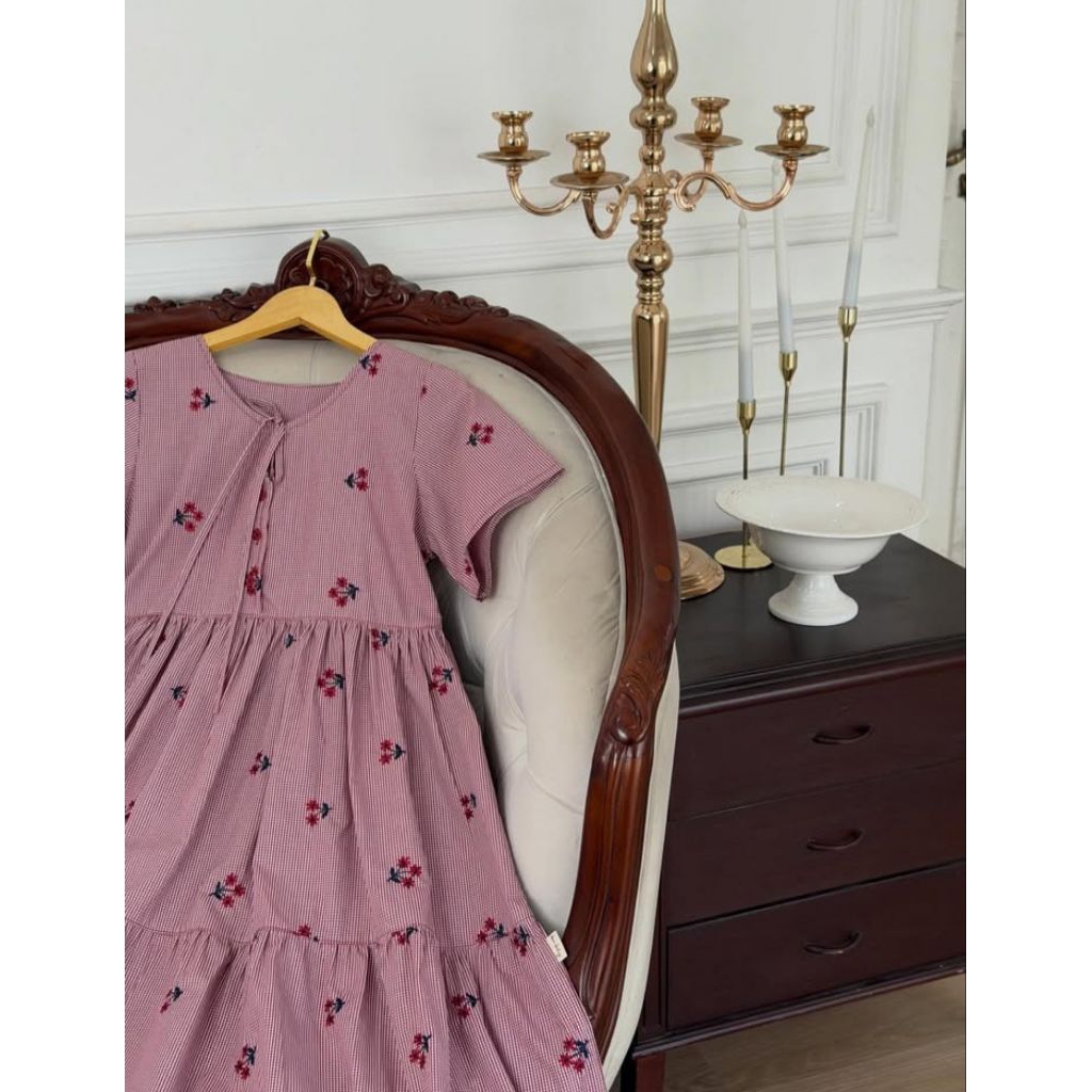 (FREE BODY LOTION ERHA) DRESS FOR LOVE BAEDAILYWEAR size L