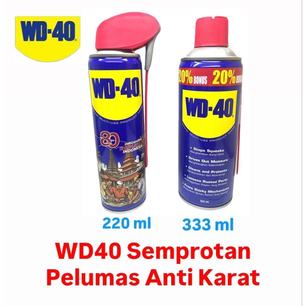 WD40 Pelumas Anti Karat pembersih karat