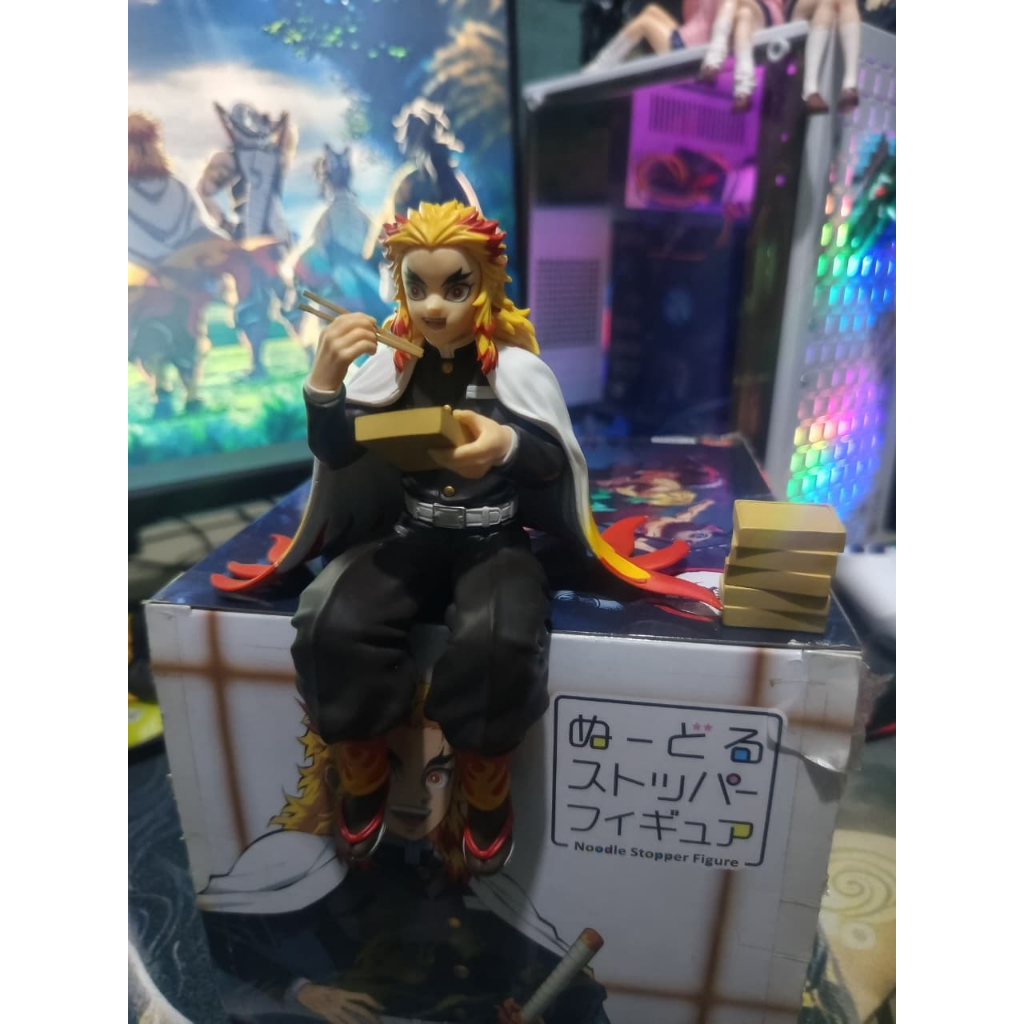 Action Figure Original Noodle Stopper Furyu Demon Slayer KNY Hashira Rengoku BIB