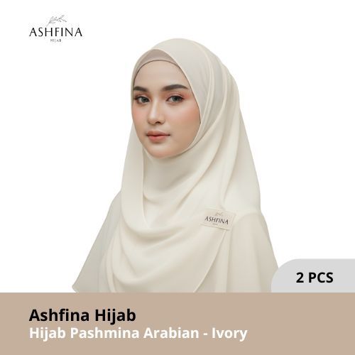 Ashfina Hijab - Hijab Pashmina Kekinian - Ivory