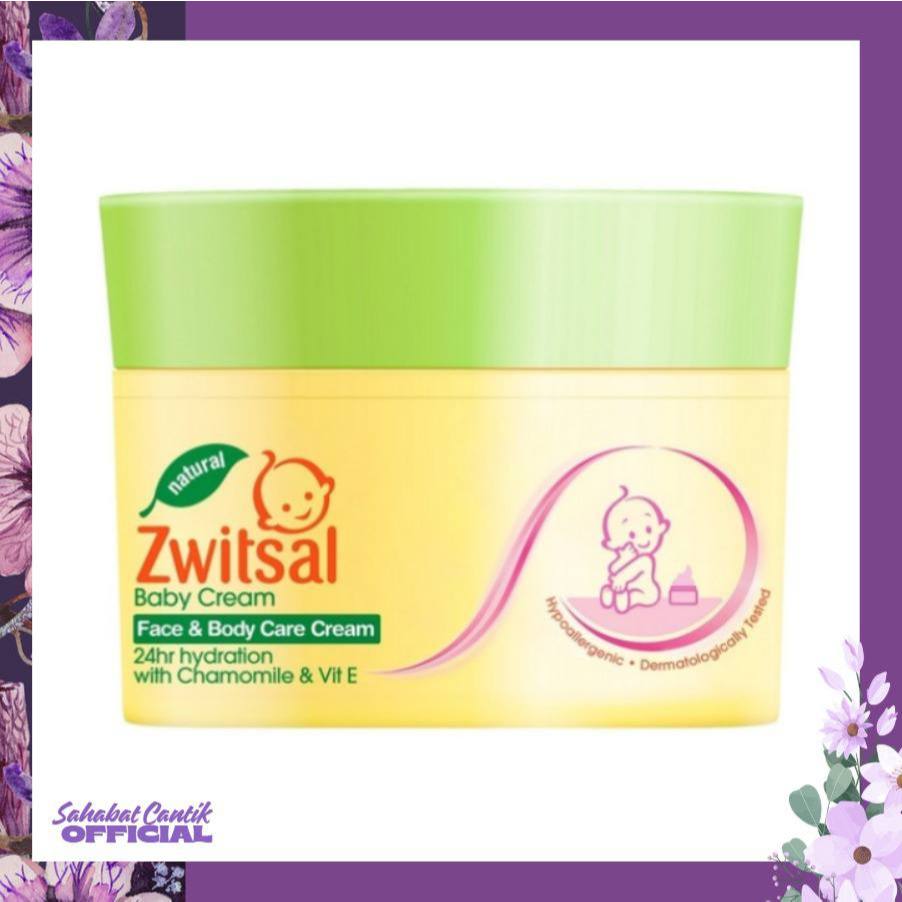 Zwitsal Face & Body Cream 50gr | Krim Bayi Zwitsal Untuk Wajah & Badan