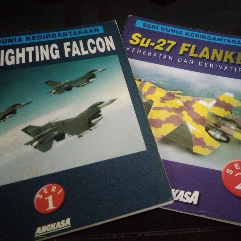 Paket 2 Majalah Angkasa (Plus Bonus 2 Poster) Seri Dunia Kedirgantaraan : F-16 FIGHTING FALCON & SU-