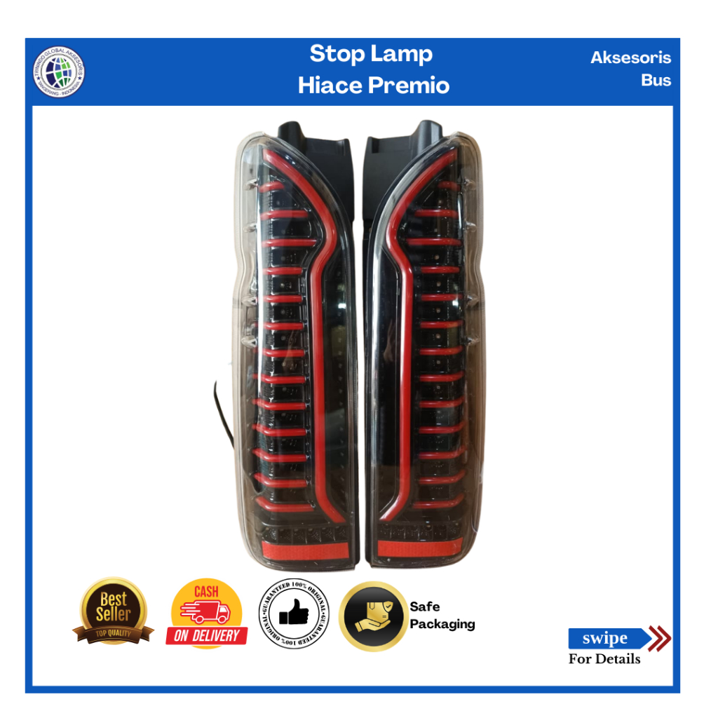 Stop Lamp Hiace  commuter Led Variasi/Lampu Belakang hiace commuter Led