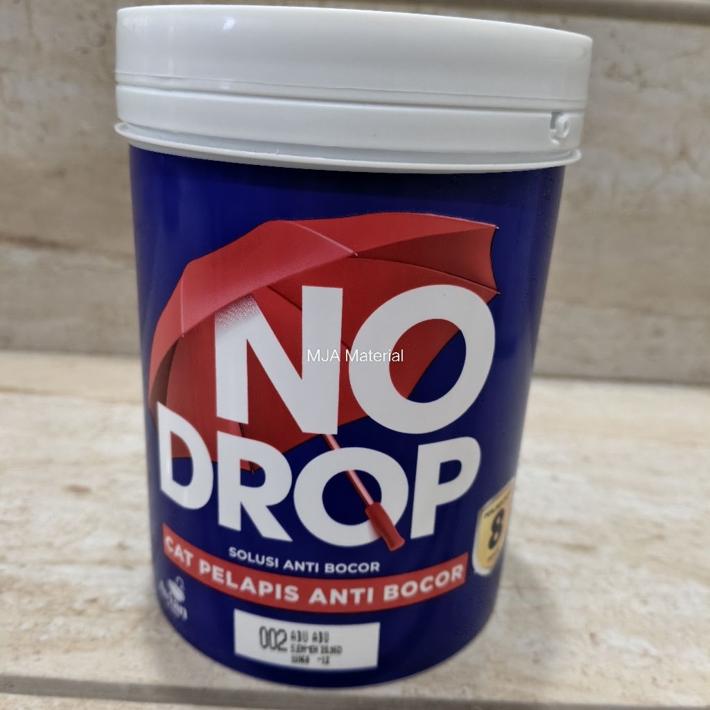 Cat anti bocor no drop 1 kg warna abu - abu 002