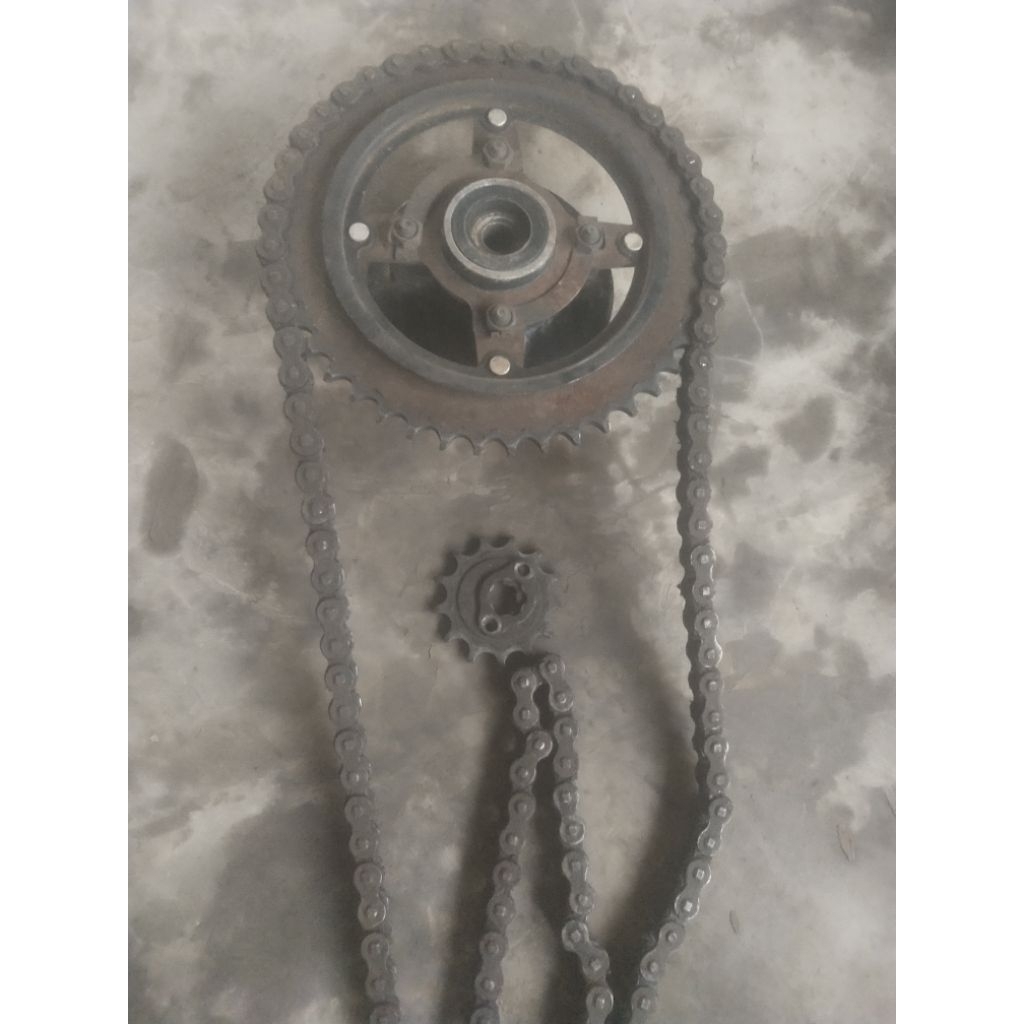 gear 520-48T besar set bajaj Pulsar 200DTSi