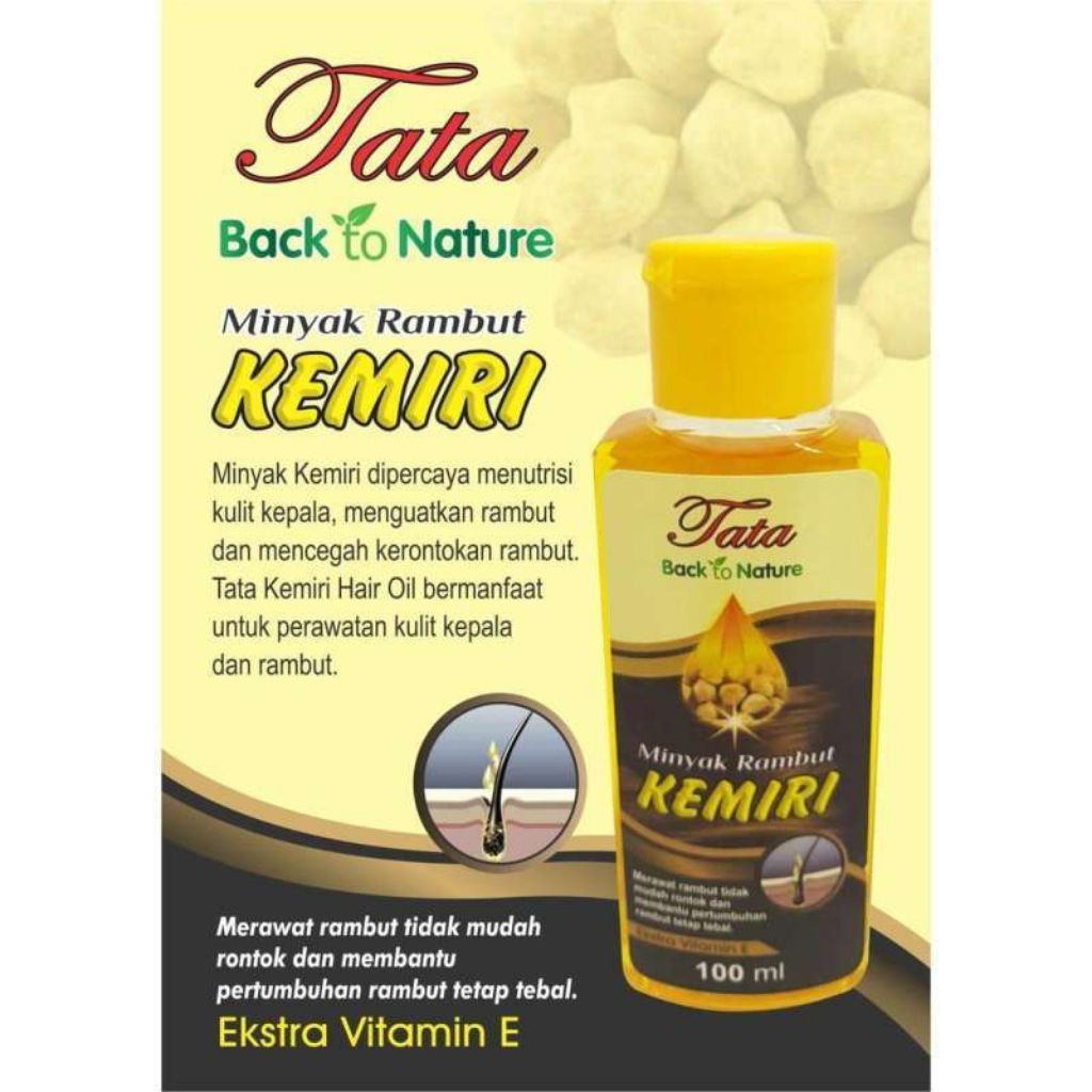 Tata Minyak Rambut Kemiri