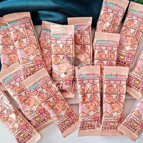 Permen Jelly Marshmallow Biskuit Bara Mung Kapibara Capybara - Snack Import China