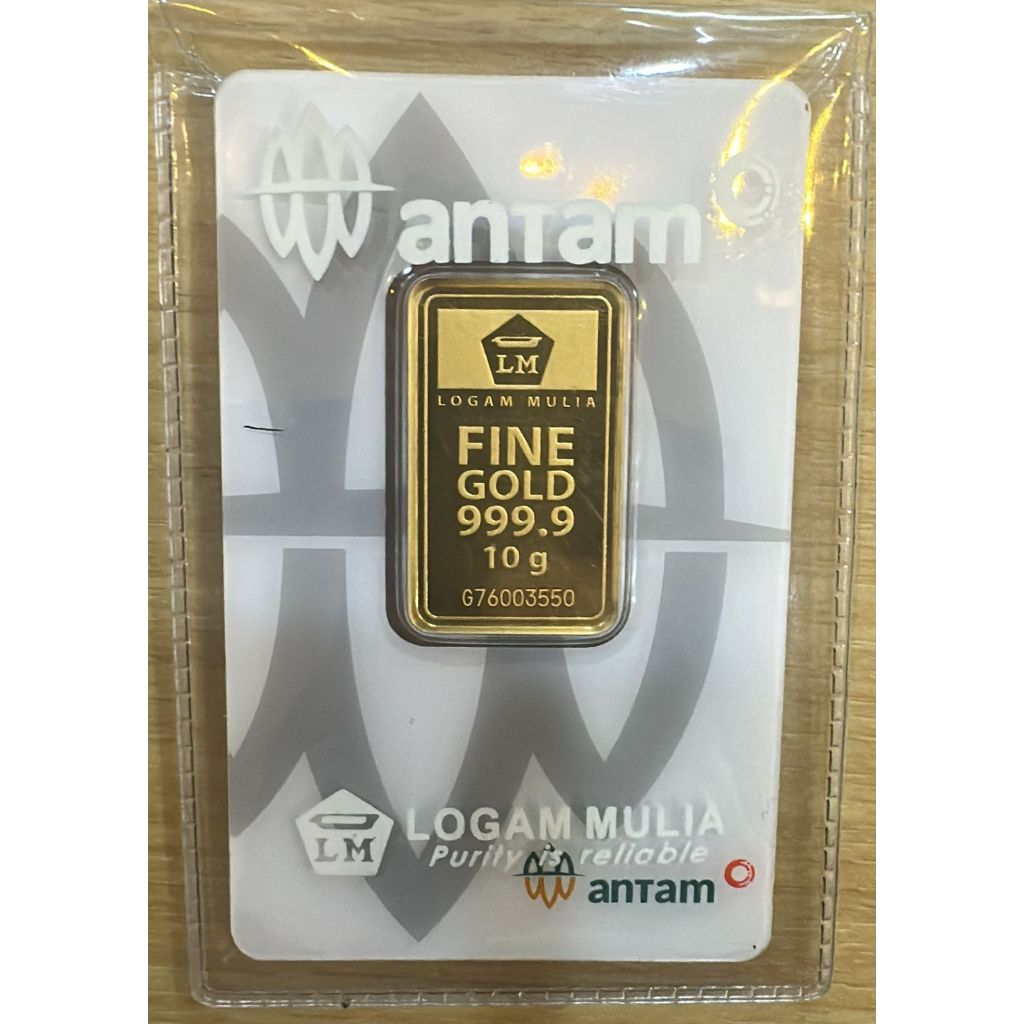 EMAS ANTAM 10 GRAM CERTICARD ANTAM BUMN LOGAM MULIA 10 GRAM