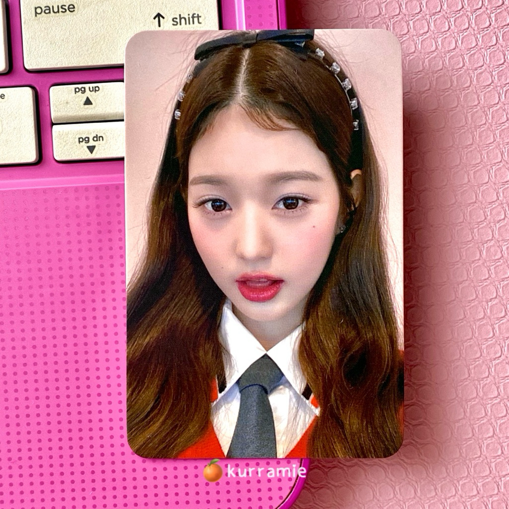 (clearance sale) official photocard wonyoung ive pob mokketshop mokket era after like wony dasi sera