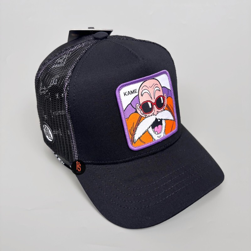 TOPI ORIGINAL CAPSLAB TRUCKER KAME BLACK PURPLE