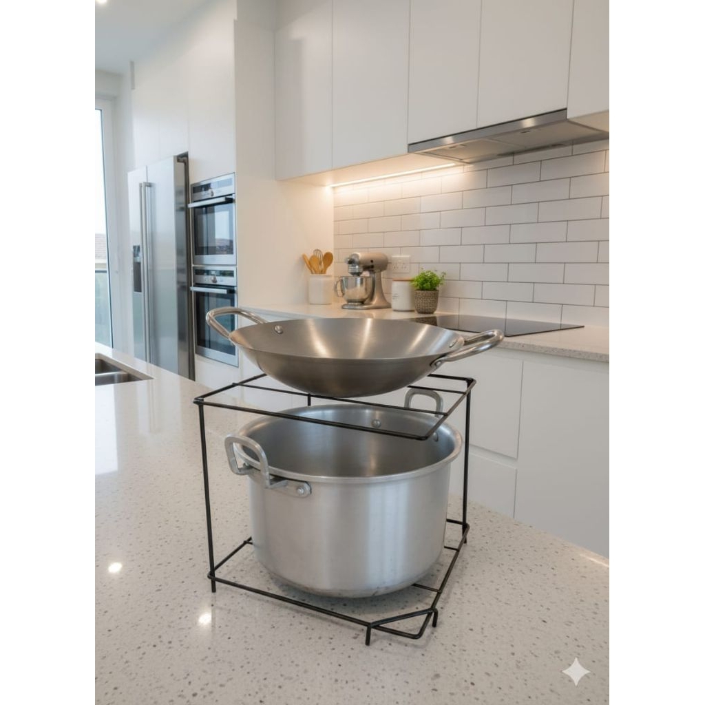 Rak wajan panci 2 susun