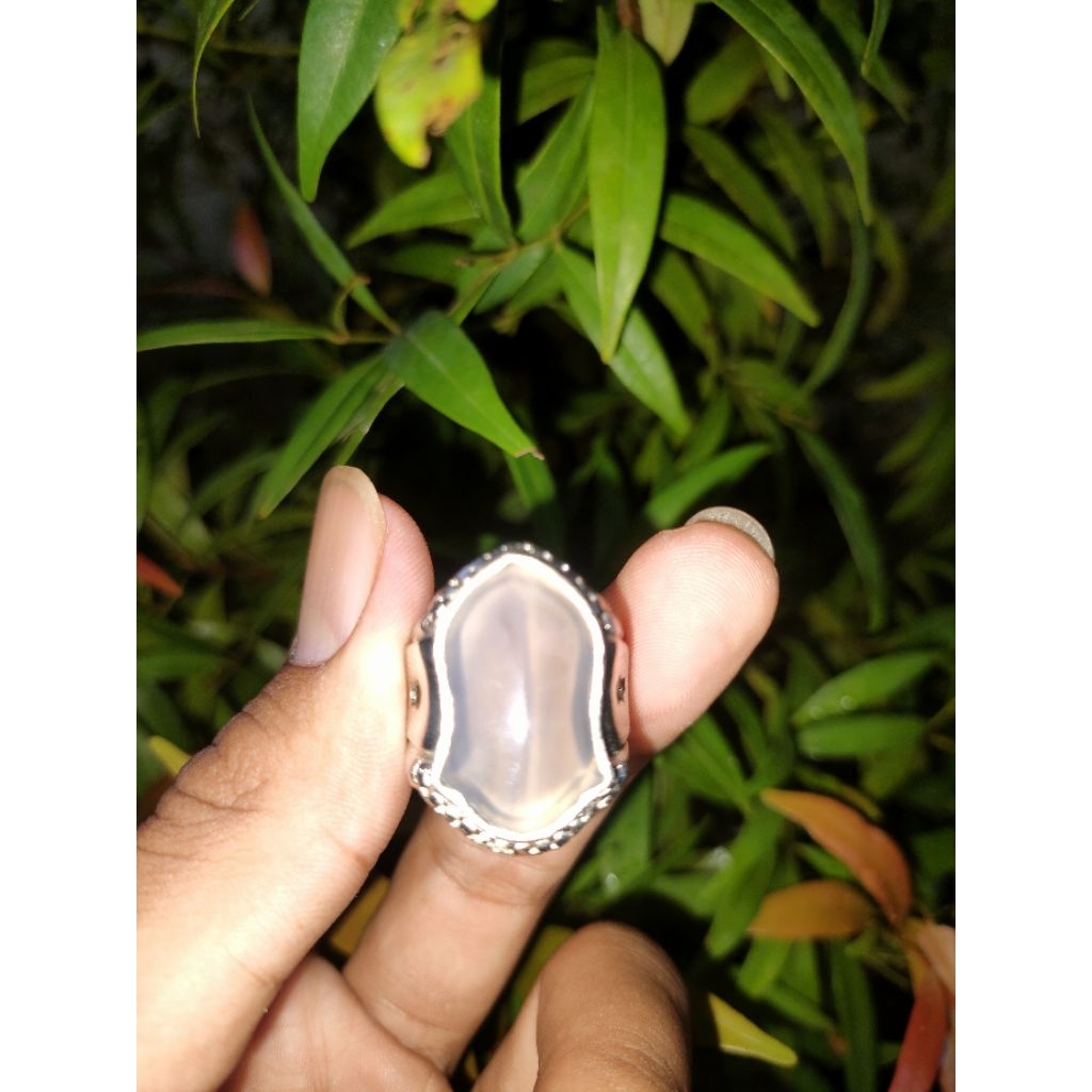 akik Sulaiman kecubung air Ring terompa