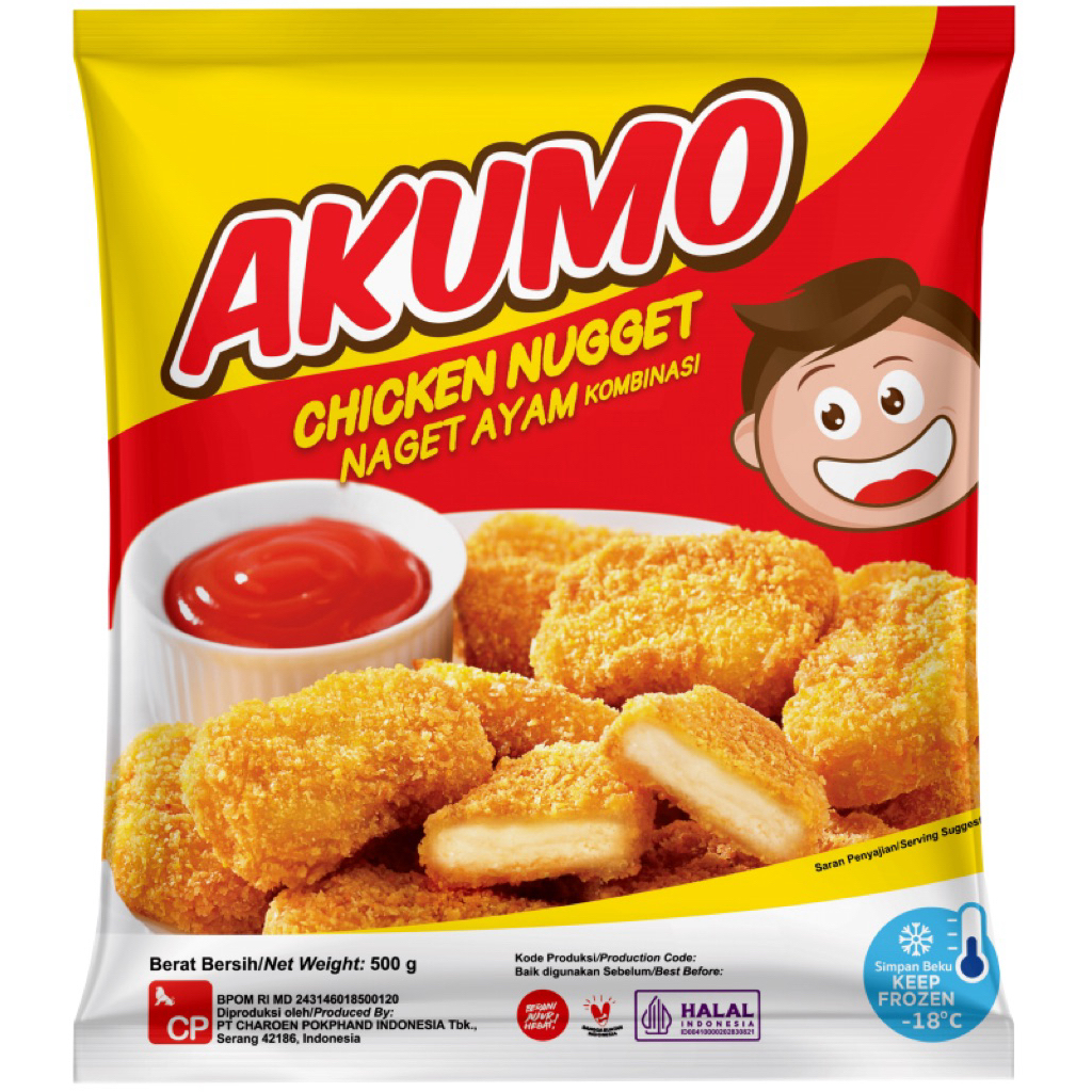 Nugget Ayam Akumo koin/ nugget akumo Stick 500g
