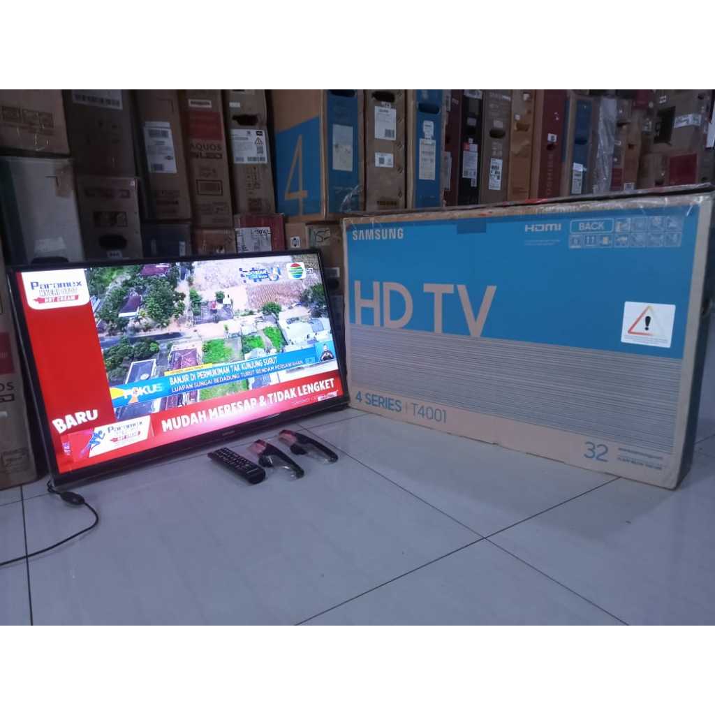 Digital TV Samsung 32 inci HD Sudah gak pakai STB Kondisi bekas pemakaian 6364F