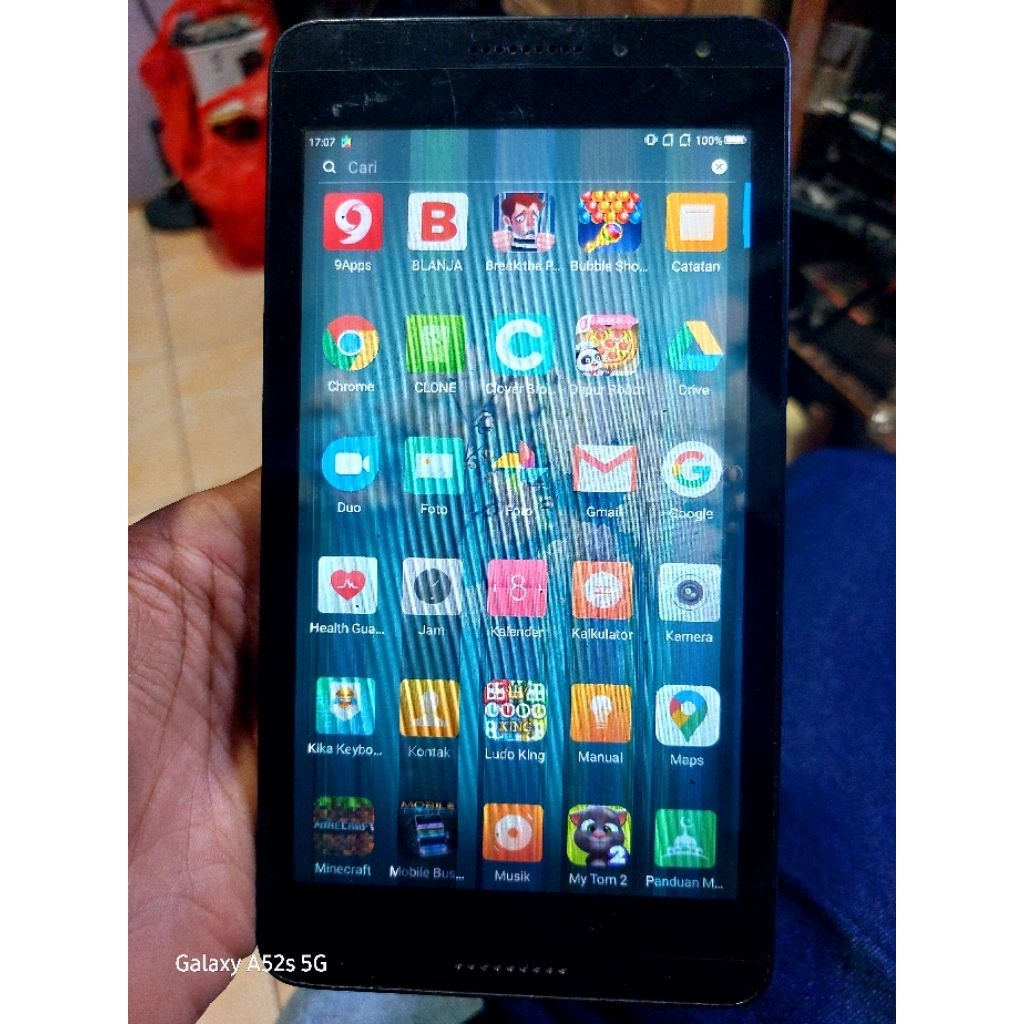 Unit Tablet Advan i7 Plus Kondisi Minus Bisa Pakai