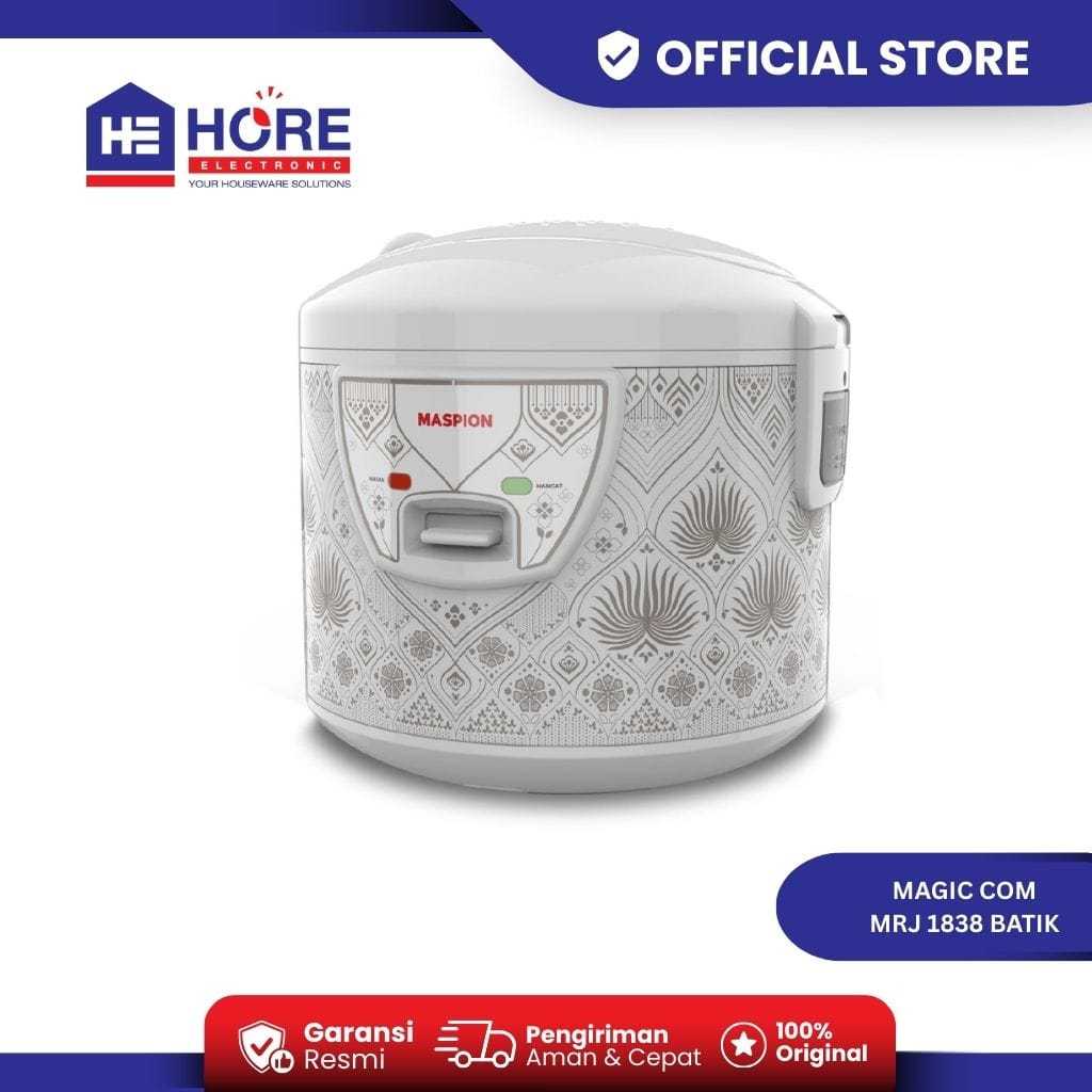 Maspion Rice Cooker Magic Com 1.8 Liter MRJ-1838 Batik