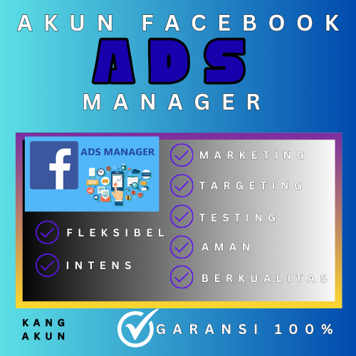 AKUN FACEBOOK ADS MANAGER 2FA EMAIL ON VERIFIKASI AMAN
