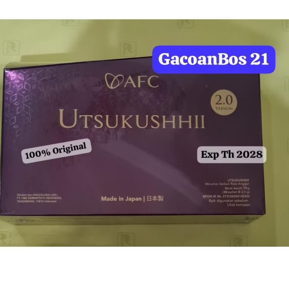 UTSUKUSHII GOLD / HIKARI ORIGINAL AFC JAPAN EXP TH 2028 TERBARU