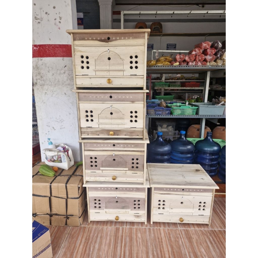 Gupon dupon polos kandang merpati model domino