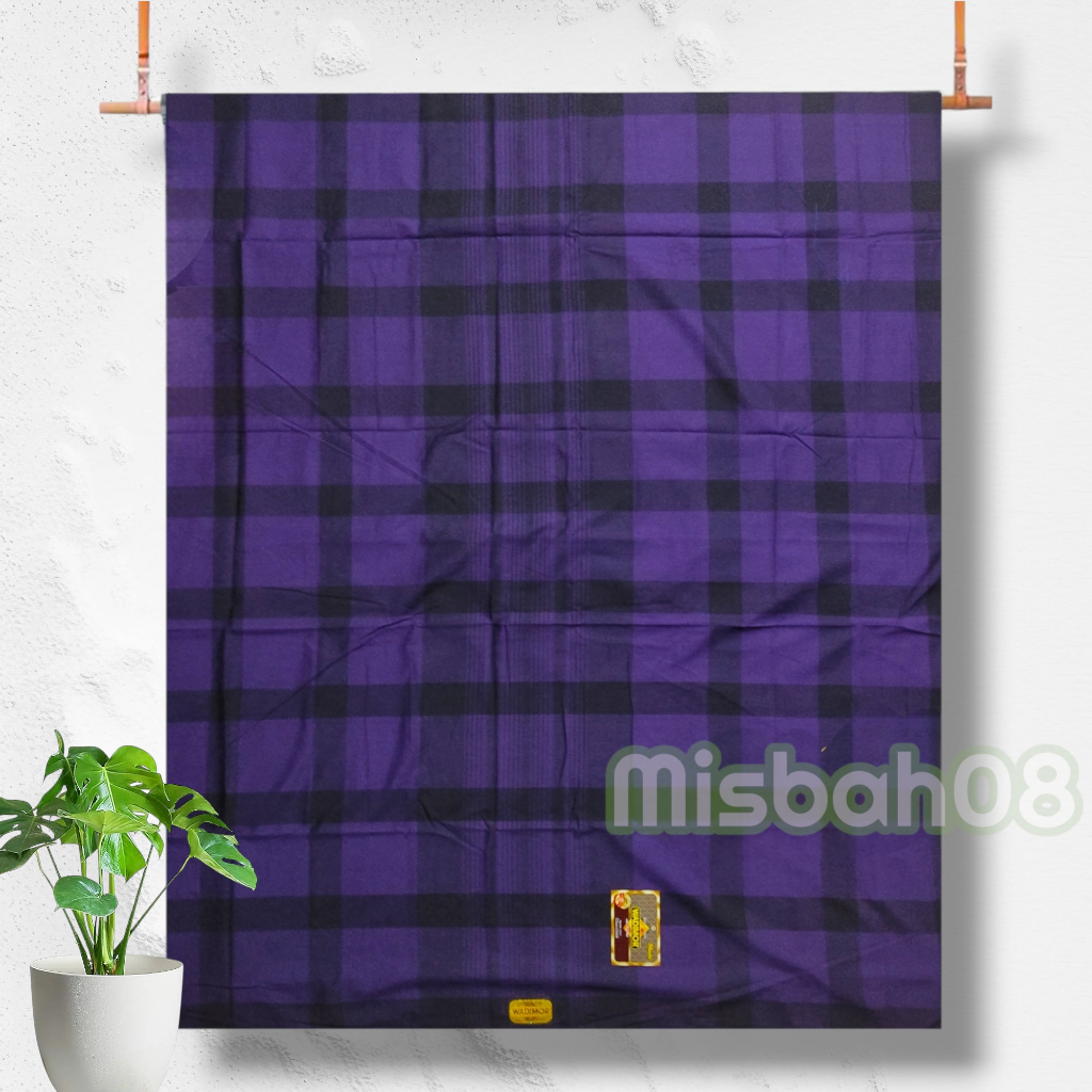 Sarung wadimor kotak-kotak ukuran dewasa bahan katun