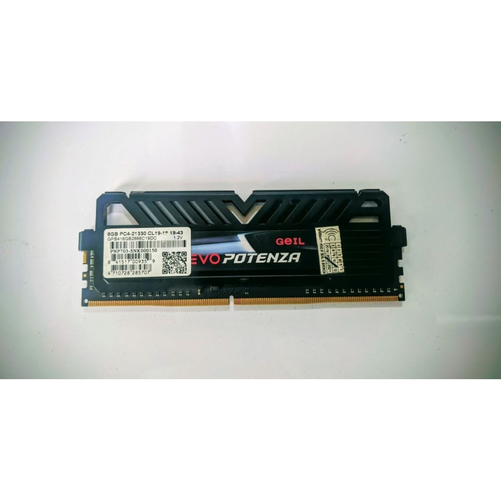 ram ddr4 8gb geil evo potenza