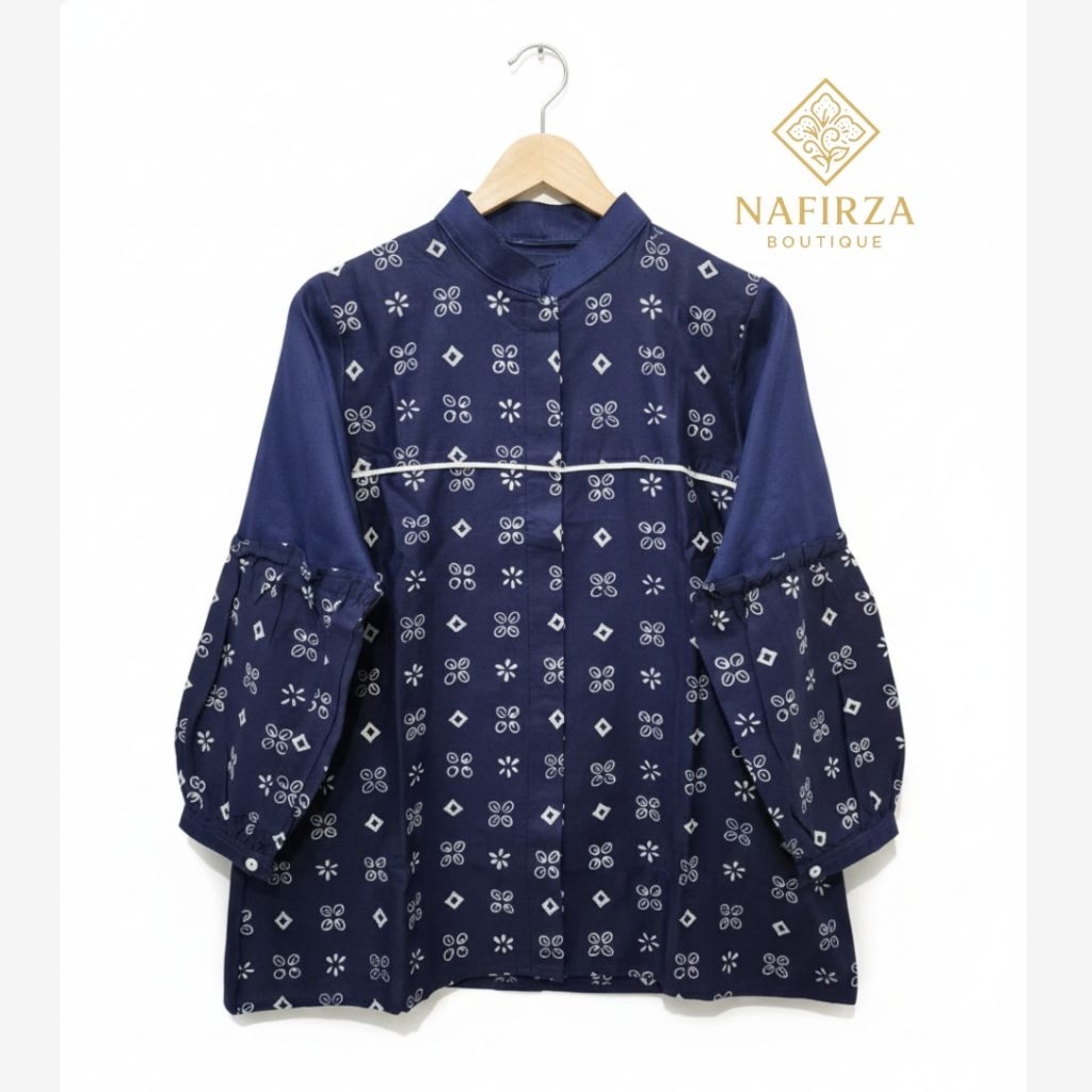 Batik Cap Wanita (biru)