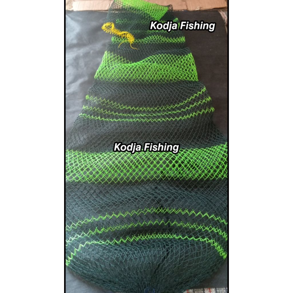 koja ikan kerumbu rajut tanpa ring/tipe serut panjang 2meter