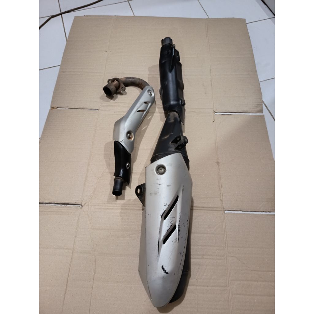 Knalpot Kenalpot Standar Ori Honda CRF 150L Original Knalpot Standar Honda CRF 150 Original copotan