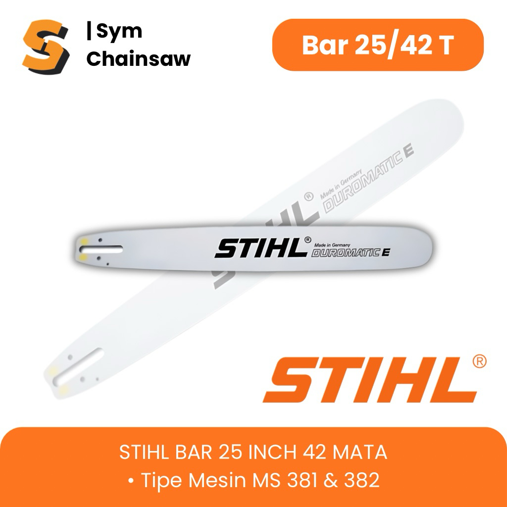 Bar Chainsaw STIHL 25"/42T MS 381,MS 382 Bar Senso/sinso Stihl 25 inch