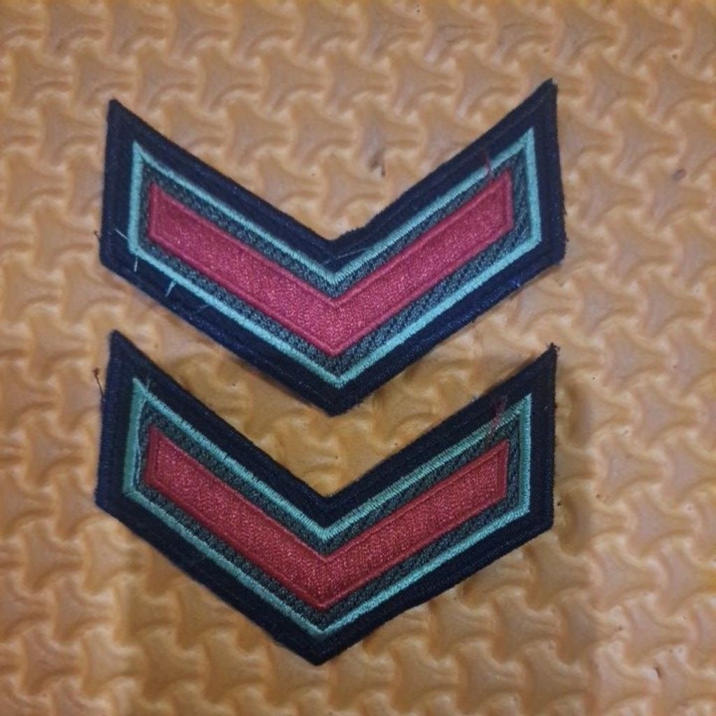 Bordir atribut PDL TNI pangkat KOPDA matra darat tanpa perkeras