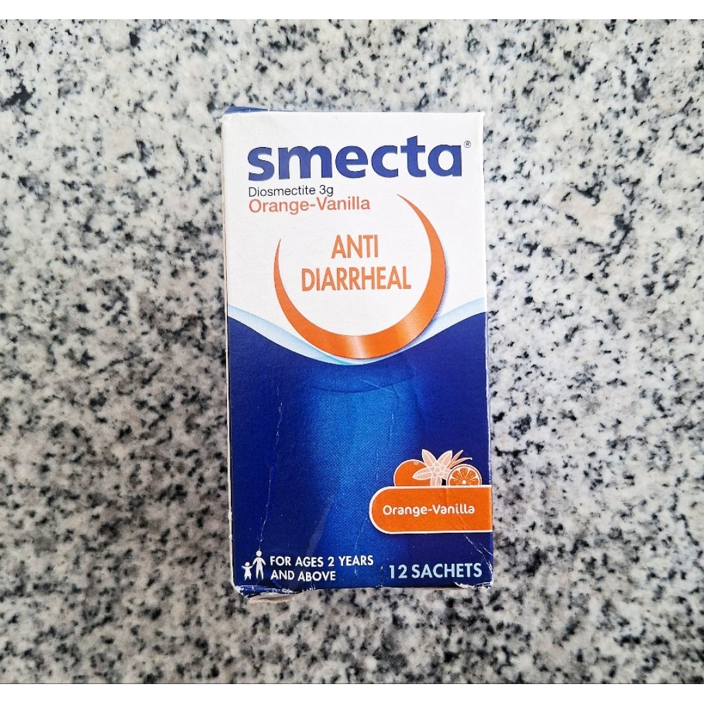 SMECTA 12 Sachet Anti Diare Anak Dewasa Anti Diarrheal Kids (2 Years Old Above) Adult Anti Mules Ana