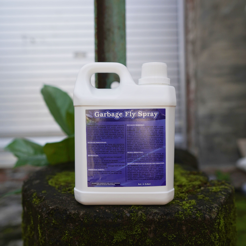GARBAGE FLY SPRAY RACUN LALAT SEMPROT PENGENDALI HAMA LALAT 1000ml