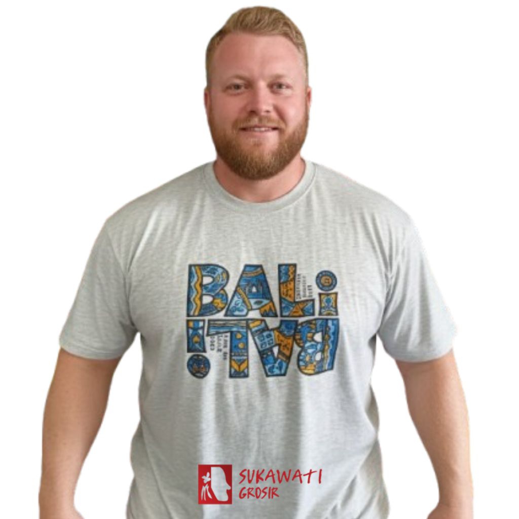 Baju Kaos Bali Jumbo LD 140 cm Oversize 3XL-6XL Murah Meriah Warna Abu