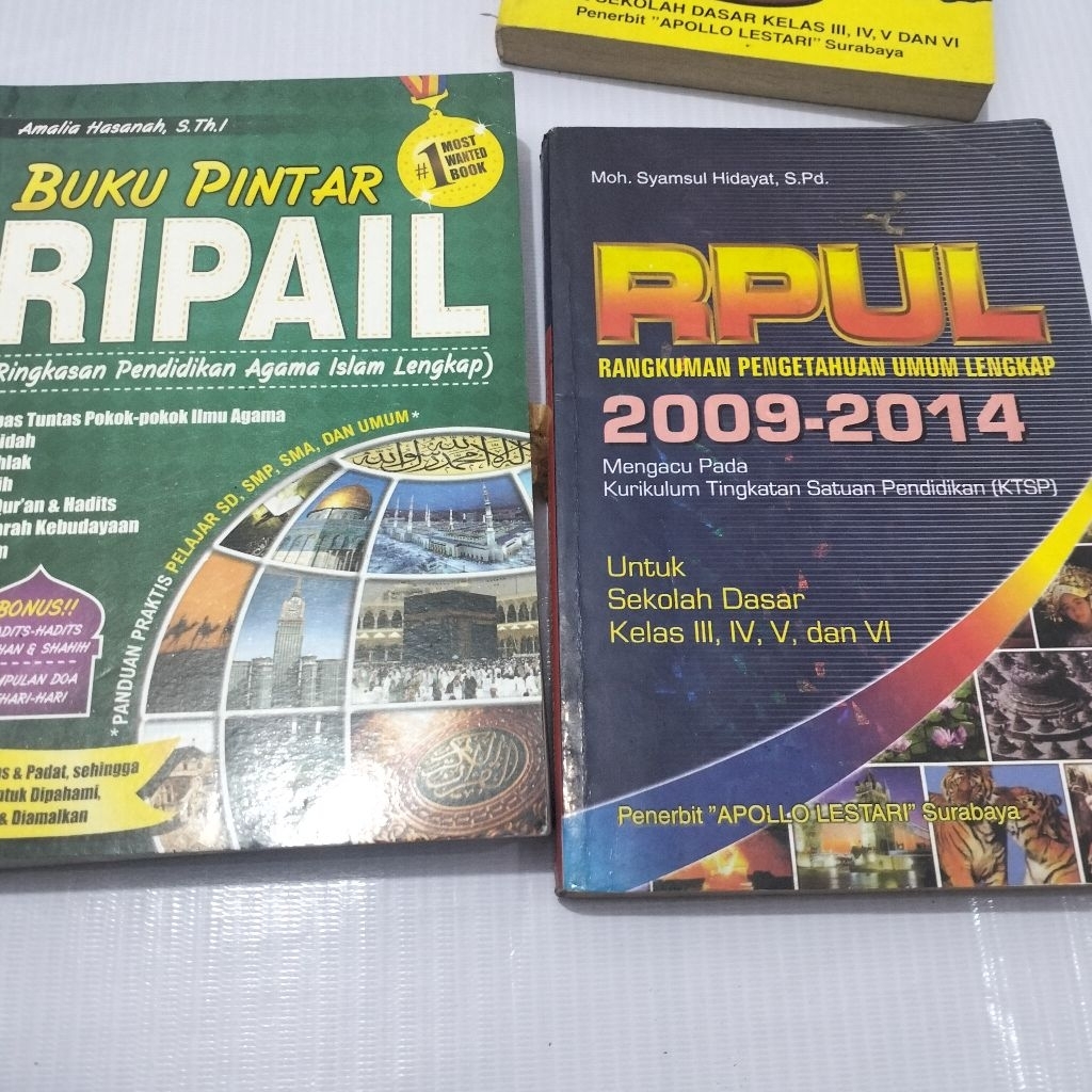 RPUL 2009 - 2014 SD KELAS III, IV, V DAN VI, BUKU PINTAR RIPAIL, RPAL KTSP