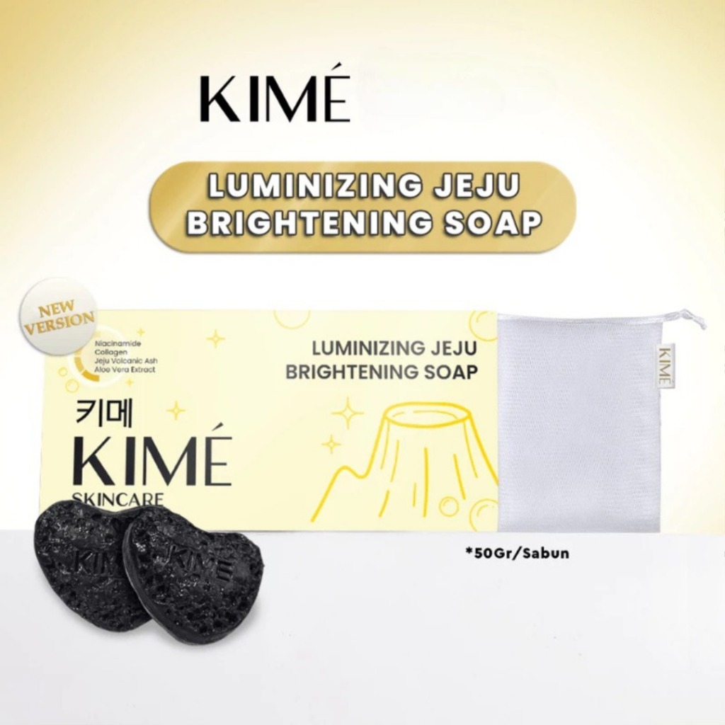 Kime Luminizing Jeju Brightening Soap - Sabun Wajah Kime - rk_glow
