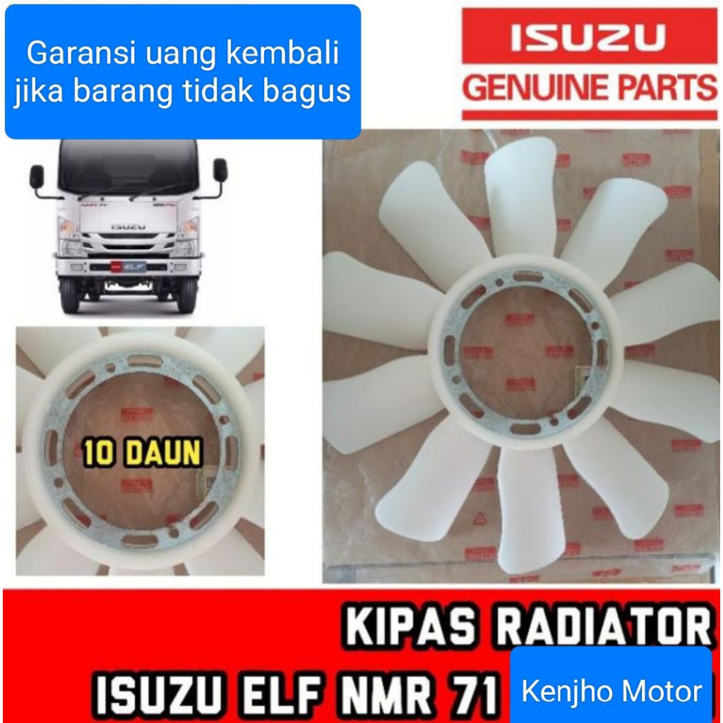 Kipas radiator Isuzu NMR '71 (Garansi )