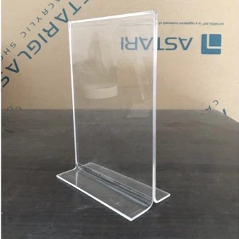 Akrilik F4 Brosur Acrylic Tent Card Brosur ukuran F4