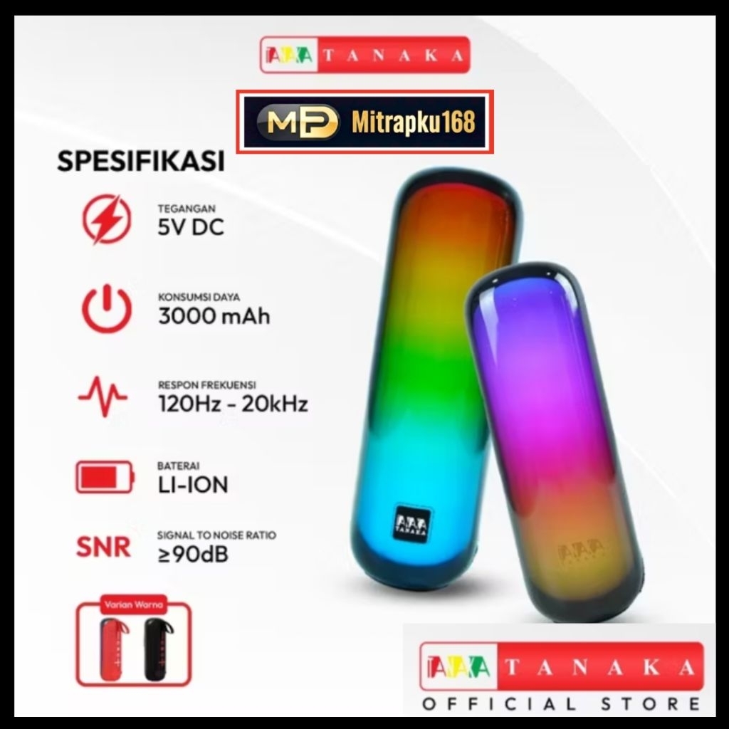 Speaker Bluetooth Wireless Portable Tanaka Avatar MMS0181