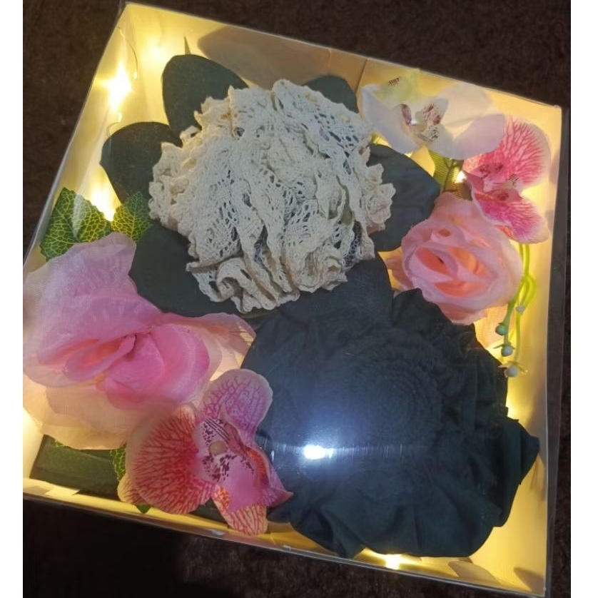 hampers mukena, kado ultah, box mukena, kado wanita