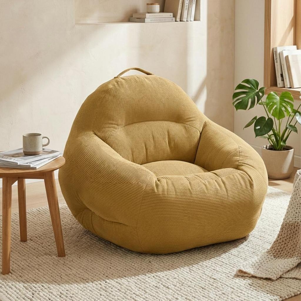 Bean Bag Sofa Premium Model Lazy Chair Sofa Lounge Chair Kursi Santai Empuk Model Modern