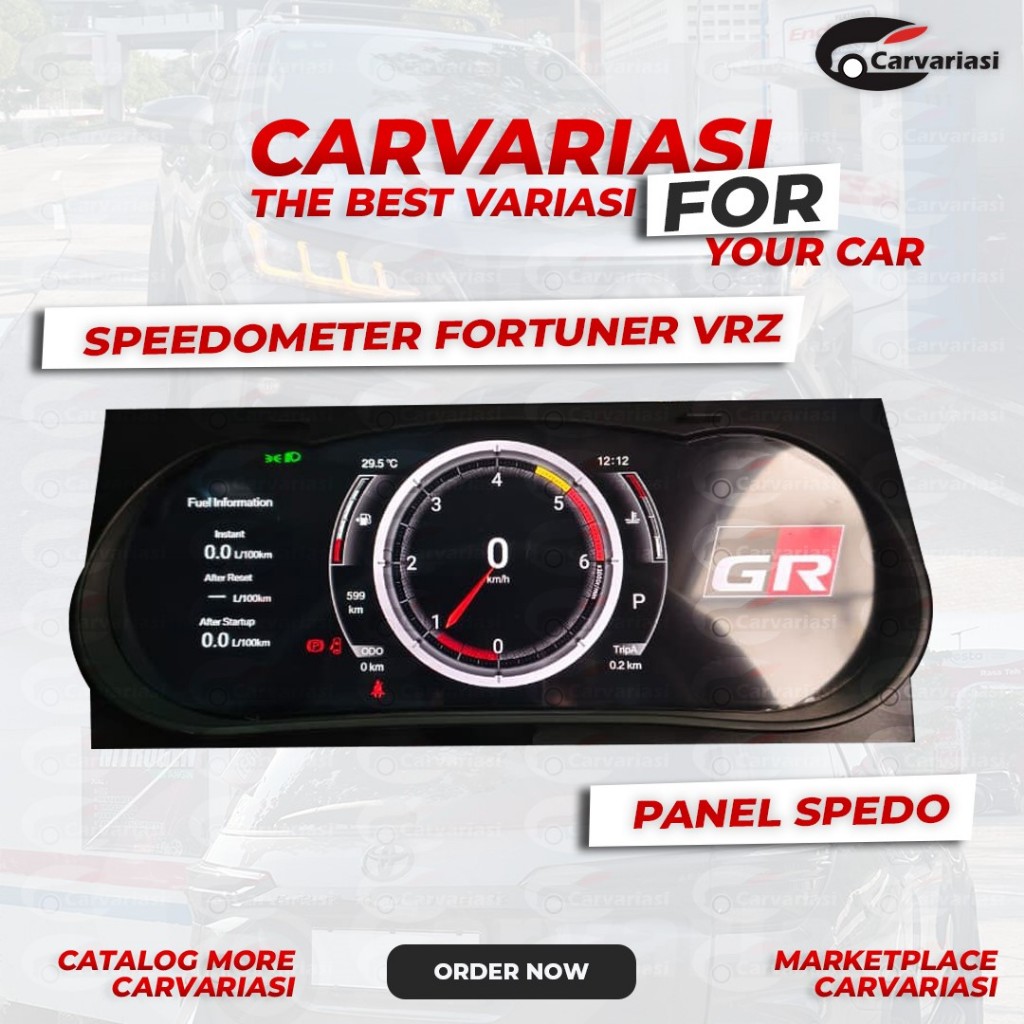 Panel speedometer Fortuner VRZ 2016 Speedometer fortuner 2016 vrz Spedometer Fortuner Spedometer For