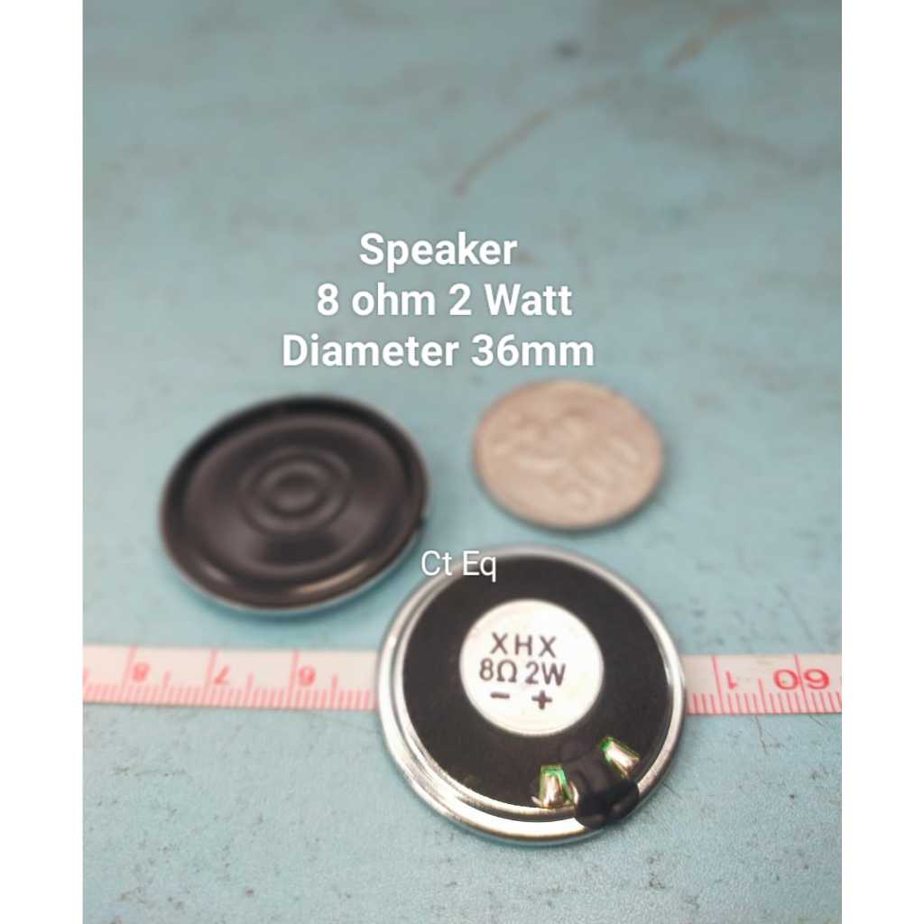 Mini Speaker 8 ohm 2 Watt Diameter 36 Mm tebal: 5 Mm Speker kecil Speaker kecil Audio Portable
