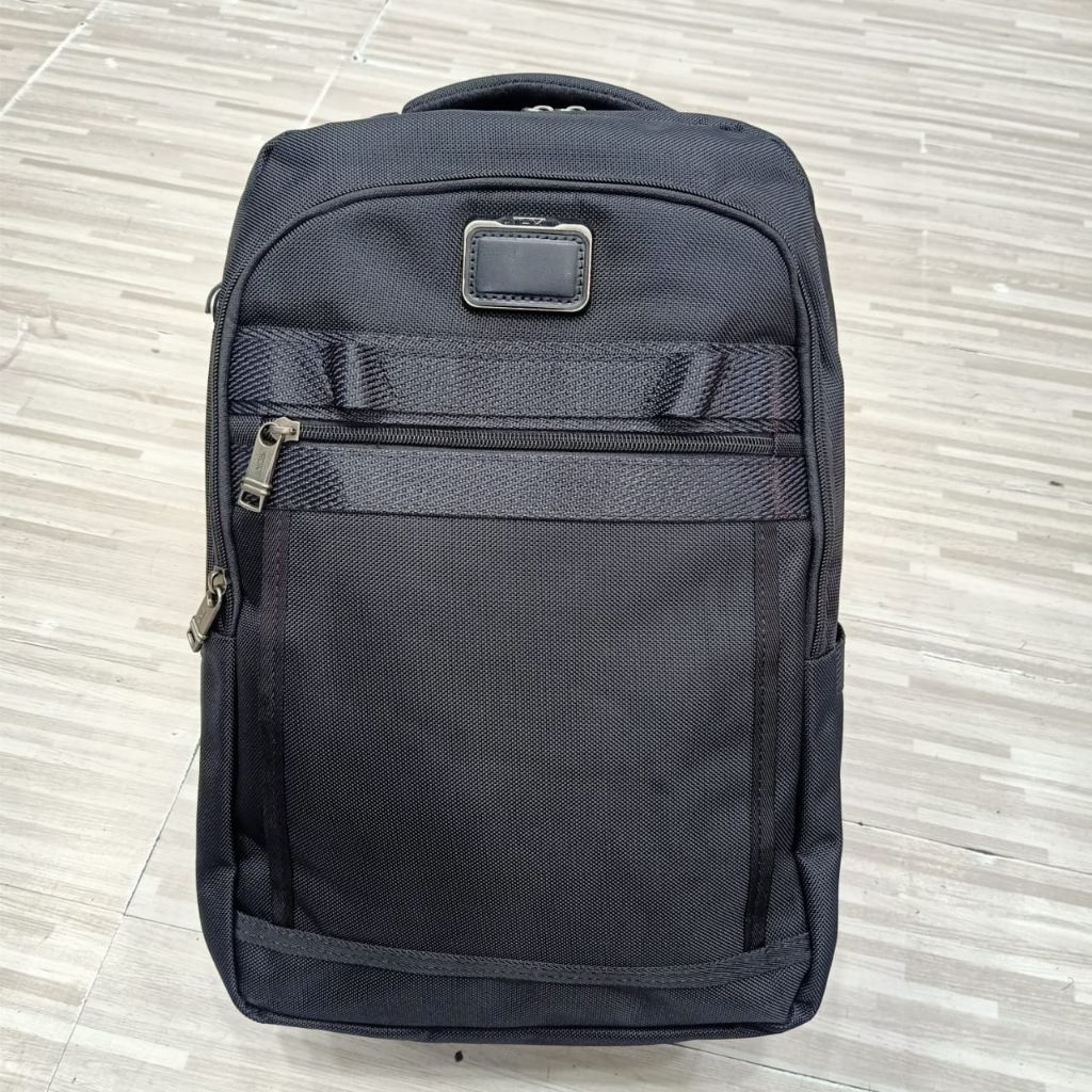 tas ransel nylon black backpack pria nylon
