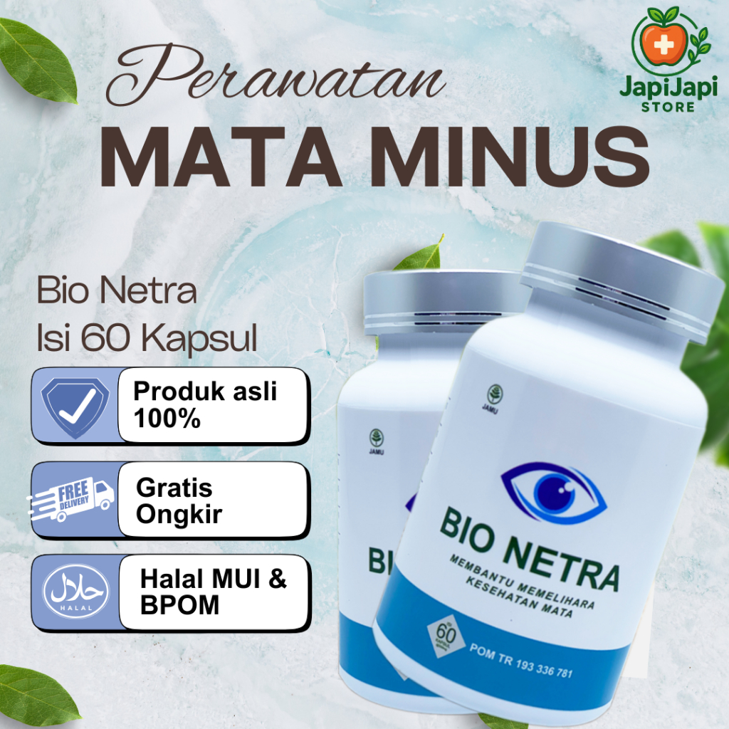 BIO NETRA / BIONETRA 100% Original Herbal Mata BPOM