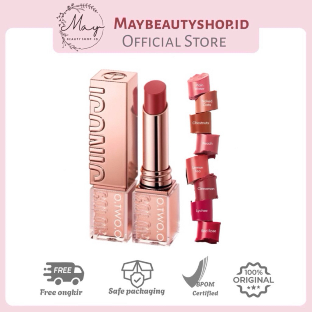 O TWO O Haute Hydrating Satin Lipstick