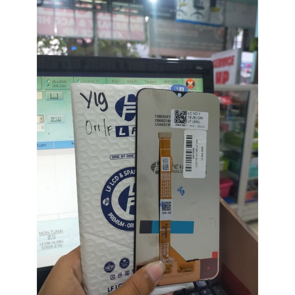 LCD+TS VIVO Y19 ORI LF